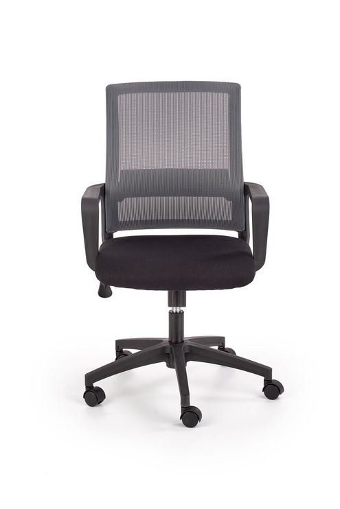 Biroja krēsls, 57 x 56 x 91 - 100 cm, melna/pelēka