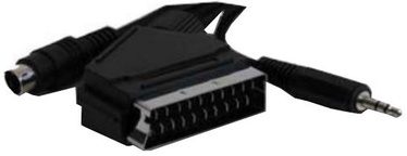 Laidas Gembird Scart / Video+Audio SCART, S-Video + Audio, 5 m, juoda