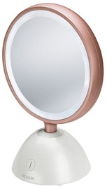 Kosmetinis veidrodis Revlon Ultimate Glow, su apšvietimu, pastatomas, 17.5 cm x 17.5 cm
