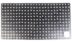 Придверный коврик Verners Domino, черный, 500 мм x 1000 мм
