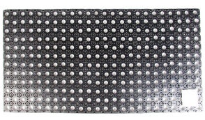 Uksematt Verners Domino, must, 500 mm x 1000 mm