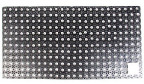 Durvju paklājs Verners Domino, melna, 50 cm x 100 cm