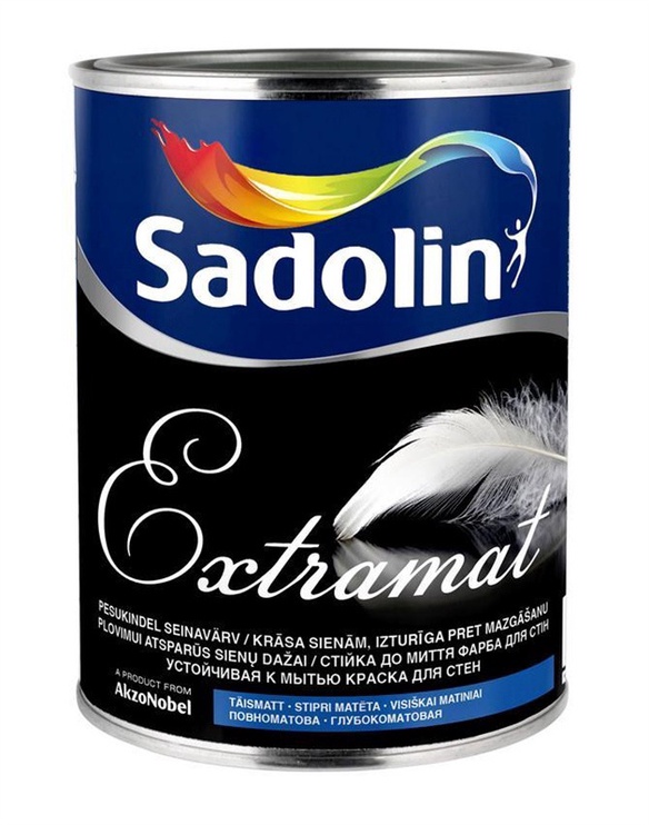 Värv Sadolin Extramat, valge, 1 l