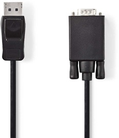 Nedis DisplayPort - VGA Cable Black CCGP37300BK20