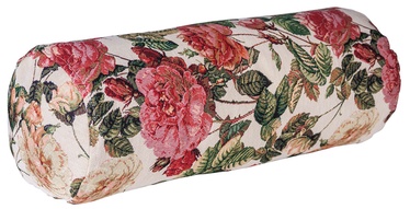 Home4you Holly Globe Roll Pillow D18x50cm Light/Flowers