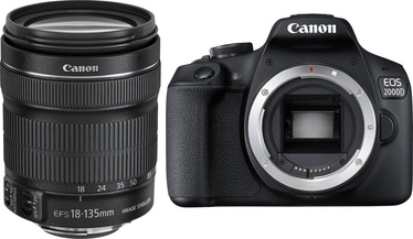Veidrodinis fotoaparatas Canon EOS 2000D EF-S 18-135mm IS Kit
