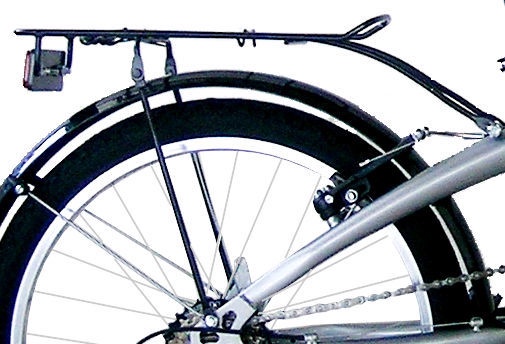 Jalgratas kokkuklapitavad Coppi, 20 ", 12" raam, hall
