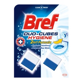 Bref Duo Cubes Hygiene Blocks For Toilet Water Tank 2x50g
