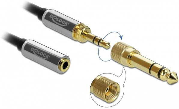 Laidas Delock Stereo Cable 3.5mm Male 