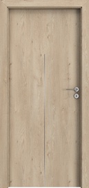 Полотно межкомнатной двери Porta H1 Porta line H1, левосторонняя, белый, 203 x 74.4 x 4 см