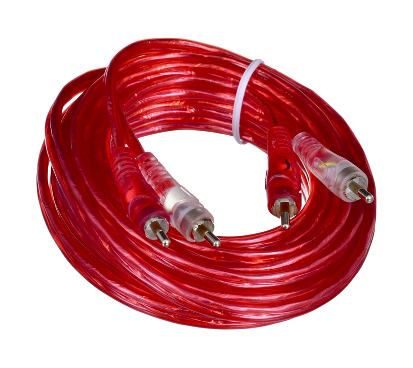 Провод MAC AUDIO cable RCA Cinch, красный, 5 м