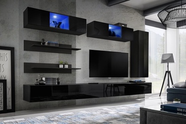 ASM Fly L3 Living Room Wall Unit Set Black