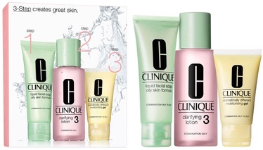 Komplekts sievietēm Clinique 3 step skin type 3, 180 ml