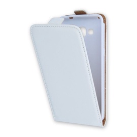 Forcell Flexi Slim Flip Vertical Case For Asus Zenfone 5 A500KL White