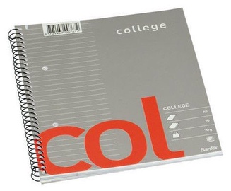 Bantex College A5 Line Notepad 70 pages Grey