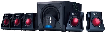 Datoru skaļrunis Genius SW-G5.1, melna/sarkana, 80 W