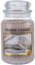 Aromātiskā svece Yankee Candle Classic Large Jar Warm Cashmere, 623 g, 110 h