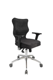 Biroja krēsls Entelo Perto Chrome AT01 Black