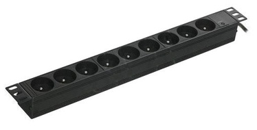 A-Lan Power Strip 9 Outlet 1.8m Black