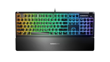 Klaviatūra Steelseries Apex Apex 3 Angļu (US), melna