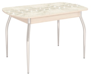 Pusdienu galds DaVita Orfej 36.10 Astrid Pine, 1200x750x750 mm
