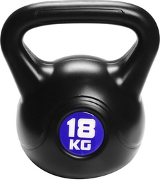 Meteor Bitumic Kettlebell Black/Blue 18kg