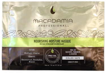 Kaukė plaukams Macadamia Nourishing Moisture, 30 ml