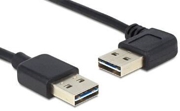 Delock Easy USB To USB 90° 5m Black