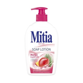 Skystas muilas Mitia Mango in Palm Milk, su dozatoriumi, 500 ml