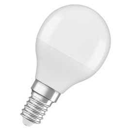 Лампочка Osram LED, P45, теплый белый, E14, 5.5 Вт, 470 лм