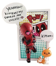 Beast Kingdom Marvel Deadpool Mini Egg Attack Series Deadpool Jump Out 4th Wall 004/411