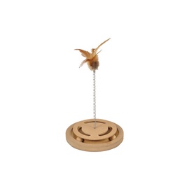 Mänguasi kassile Flamingo Feather Swing, pruun