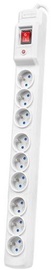 Armac Multi M9 Surge Protection 2.5m Grey