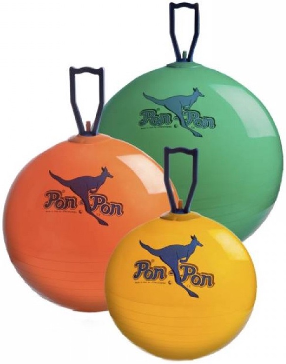 Мяч для прыжков Pezzi Pon Pon Normal 10206692, oранжевый, 53 см