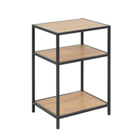 Kafijas galdiņš Home4you Seaford 2 Oak, 420x350x630 mm