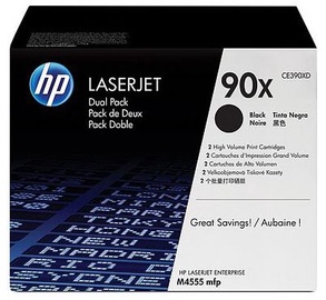 Lazerinio spausdintuvo kasetė HP 90X Black Doublepack