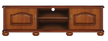 TV galds Black Red White Natalia, ķiršu, 1600x480x480 mm