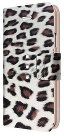 White Diamonds Crystal Safari Leo Book Case With Swarovski Crystals For Apple iPhone 6/6s