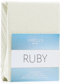 Voodilina AmeliaHome Ruby, beež, 240x200 cm, kummiga