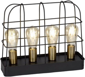 Brilliant Terneg Table Lamp 4x60W E27 Black/Brass