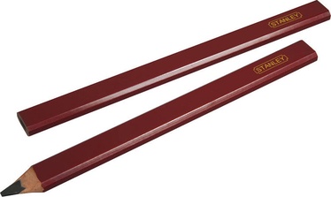 Stanley 0-93-931 Wood Pencil Red 2pcs