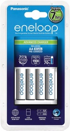 Elementu lādētājs Panasonic Eneloop Charger CC17 White + 4xAA 1900mAh