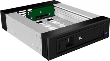 ICY BOX IB-129SSK-B 5.25'' Mobile Rack for 2.5'' & 3.5'' SATA/SAS HDD