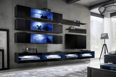 ASM Fly U3 Living Room Wall Unit Set Black