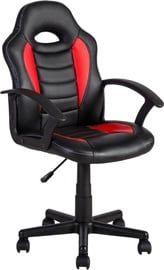 Офисный стул Home4you, черный/красный