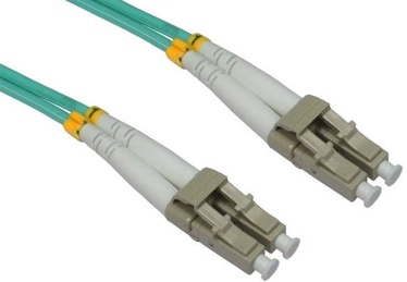 Intellinet Fiber Optic Patch Cable OM3 Multimode LC-LC Green 10m