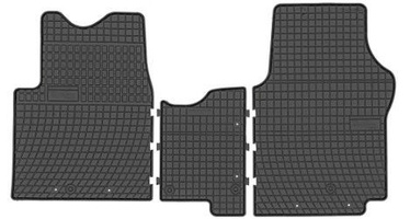 Резиновый автомобильный коврик Frogum Renault Trafic III / Opel II, 2 шт.