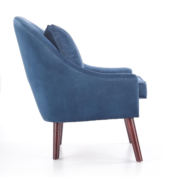 Fotelis Opale V-CH-OPALE-FOT-C.NIEBIESKI, mėlynas, 78 cm x 73 cm x 86 cm