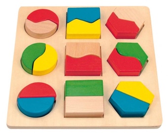 Woodyland Color Shape Puzzle Constructor 18pcs 90005