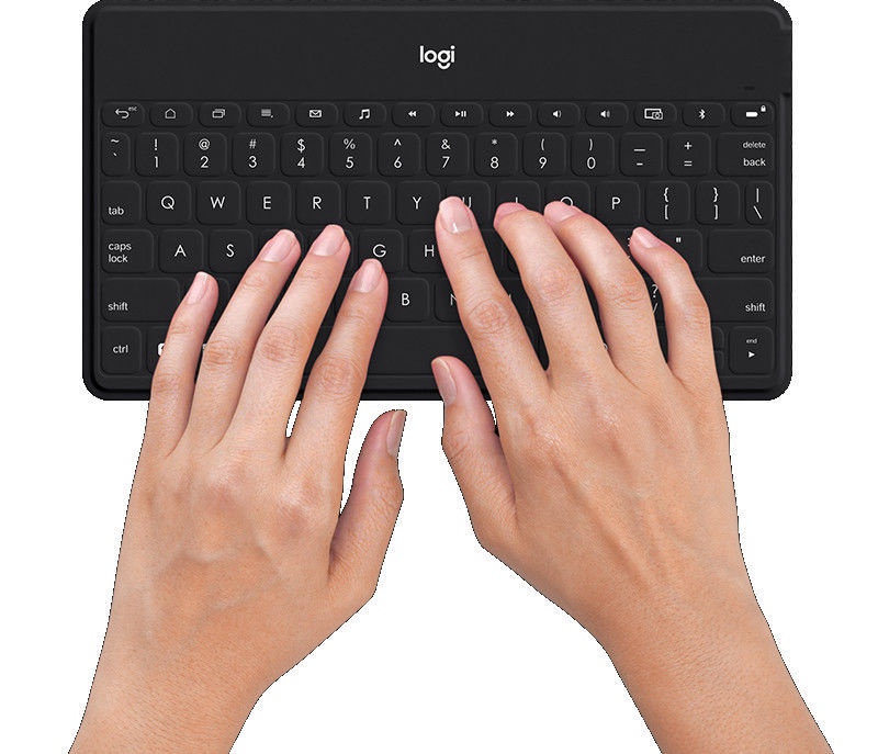 Klaviatūra Logitech Keys-To-Go EN, melna, bezvadu